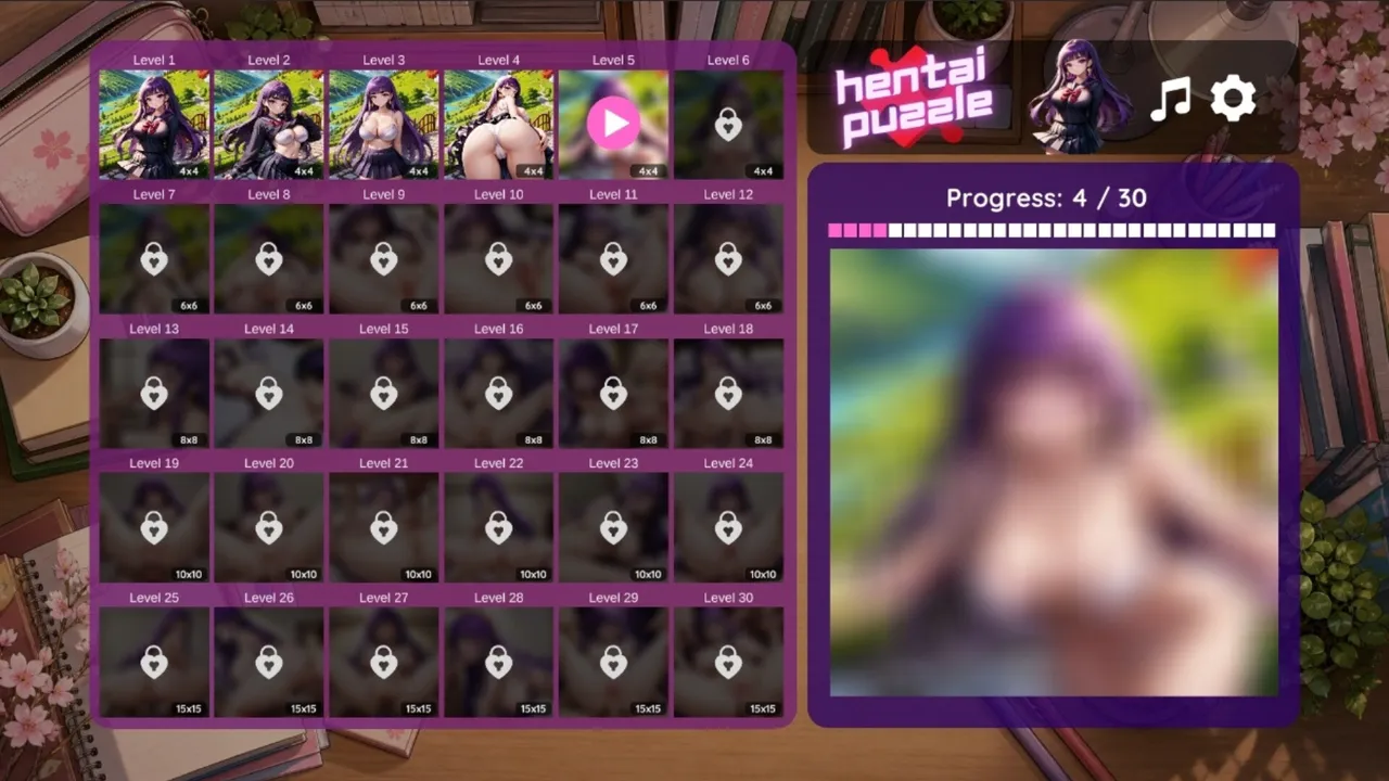 Hentai Puzzle: Midori Screenshot 4
