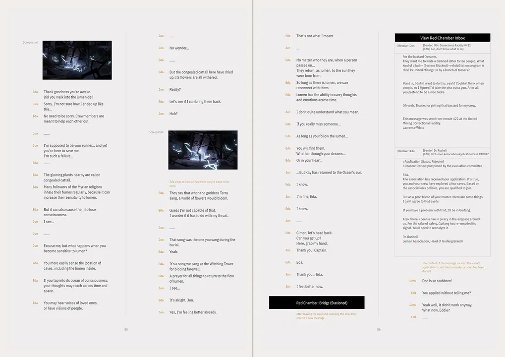 OPUS: Echo of Starsong Official Game Script -Vol.1- Screenshot 2