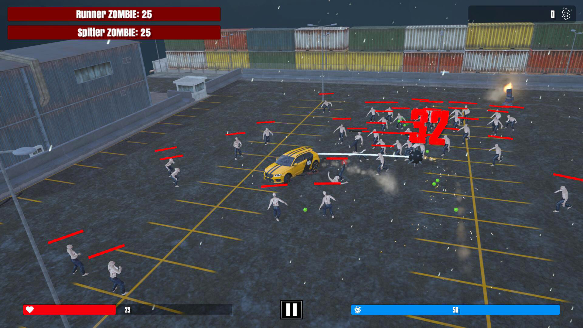 Drift Cars Zombie Crusher Screenshot 1