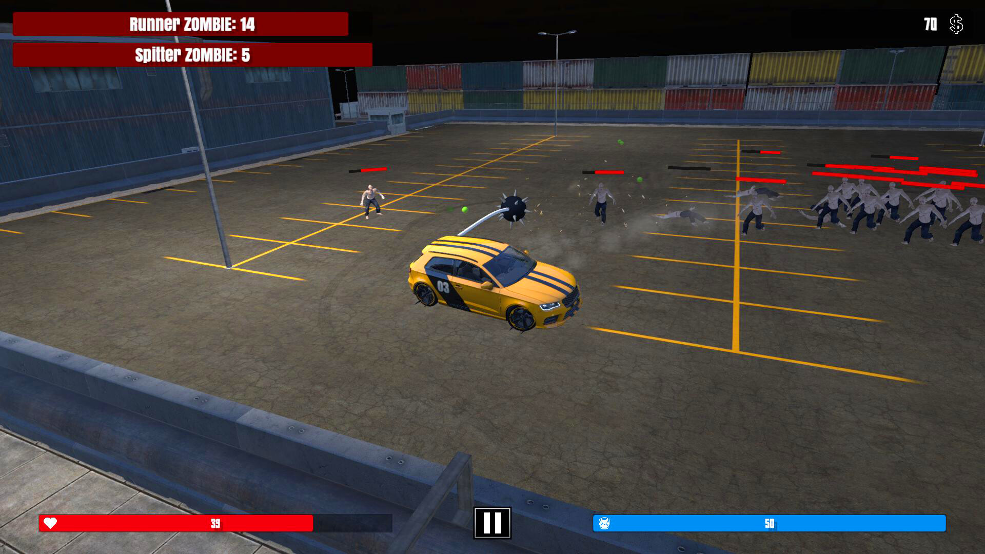 Drift Cars Zombie Crusher Screenshot 0