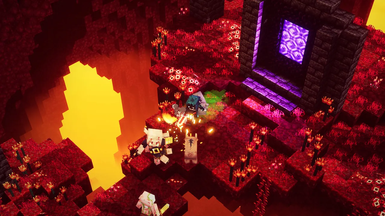 Minecraft Dungeons Flames of the Nether Screenshot 0