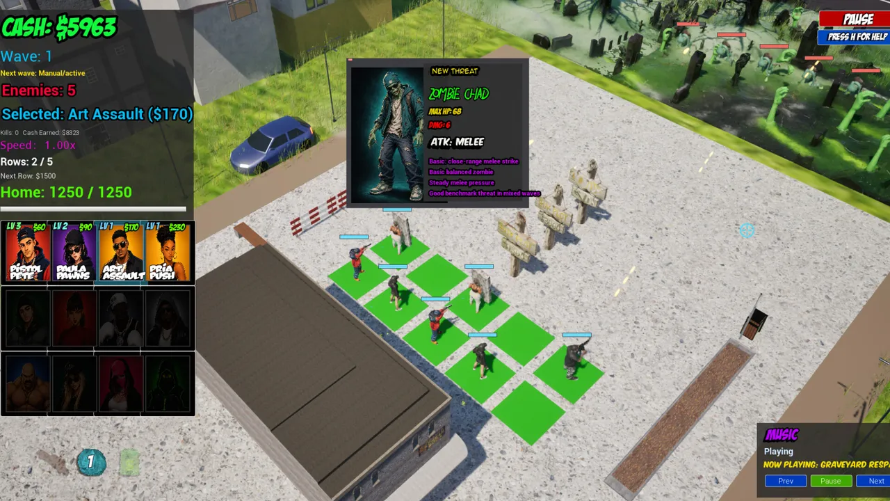 Thugz VS Zombies Demo Screenshot 0