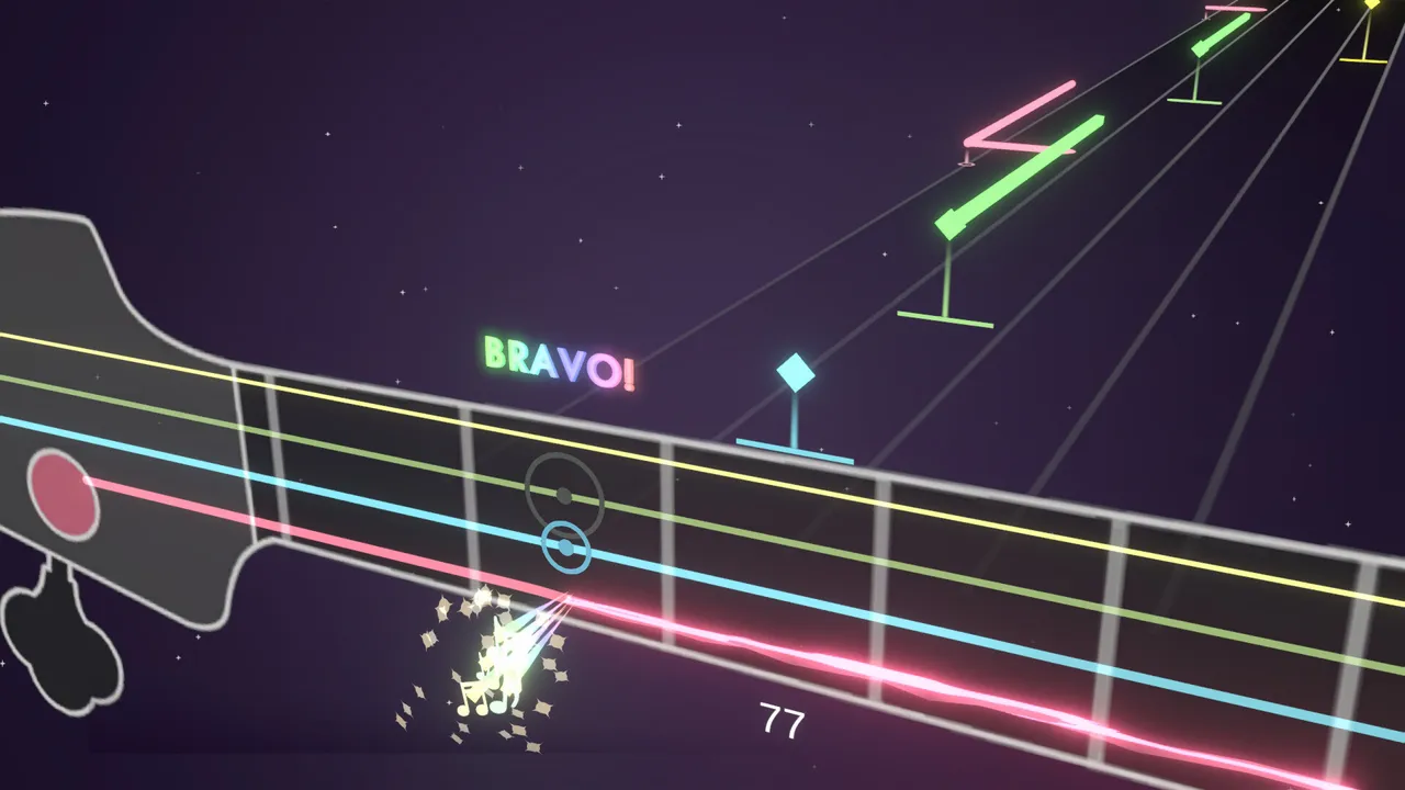 Concerto on White: Bass Hero Screenshot 1
