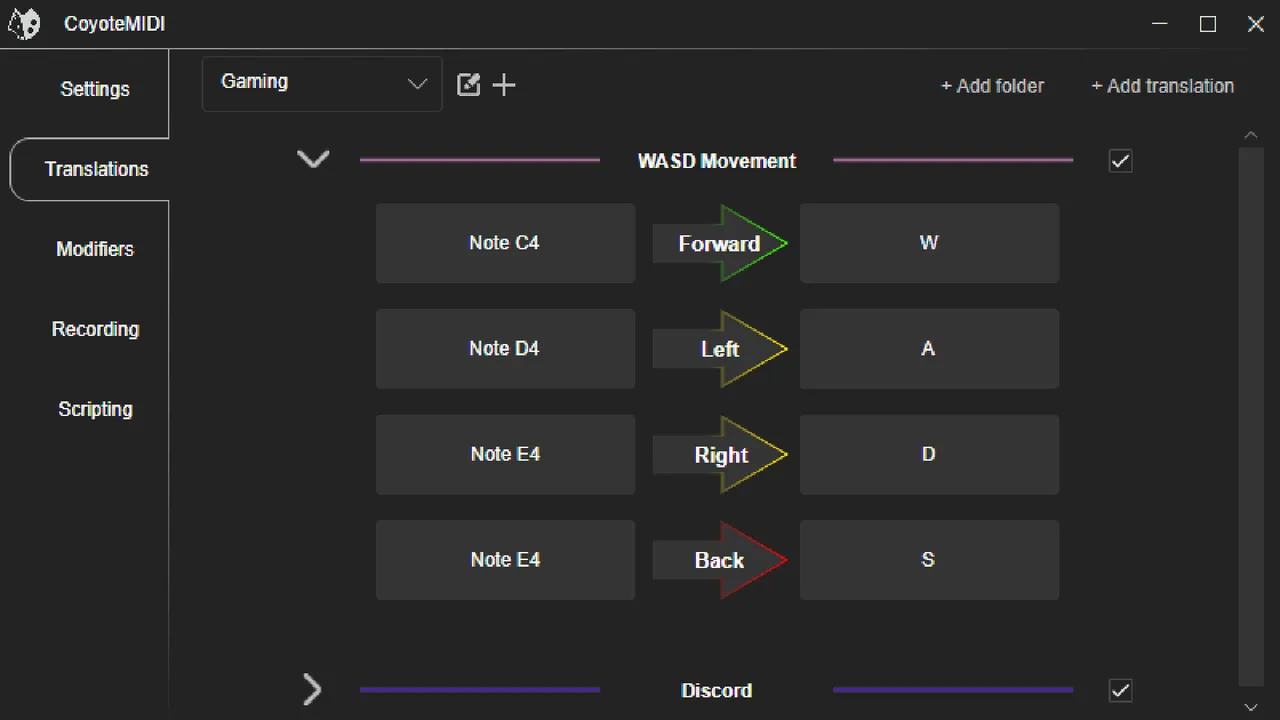 CoyoteMIDI: MIDI To Key Screenshot 0
