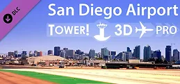 San Diego International [KSAN] airport for Tower!3D Pro