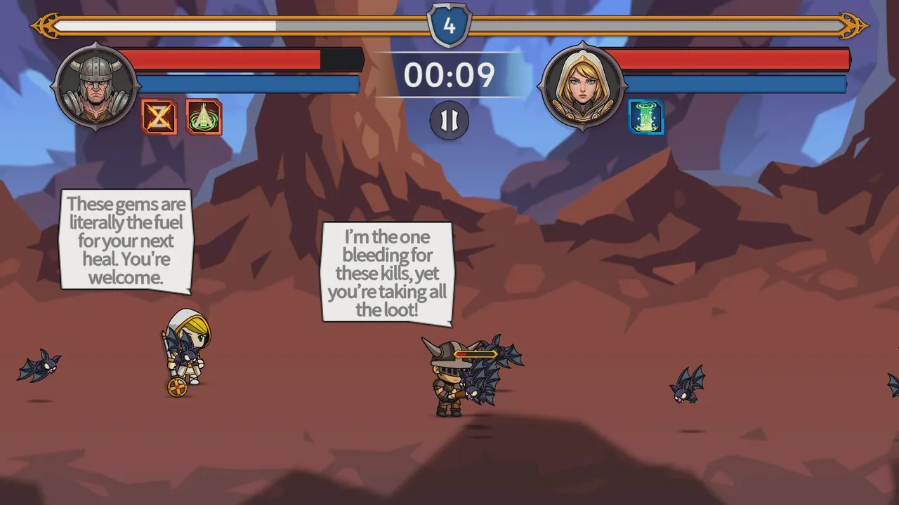 Gems are Mine, Slashes are Yours: Blood & Blessing Screenshot 0