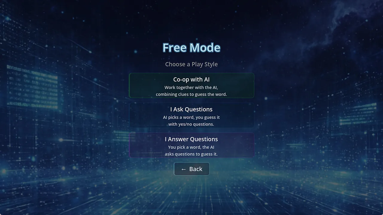 IDEA:20Q Screenshot 2