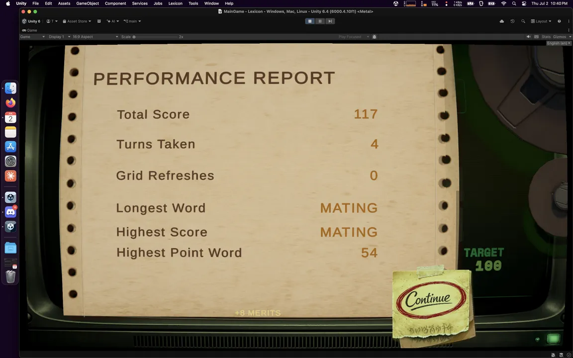 LEXICON Demo Screenshot 4