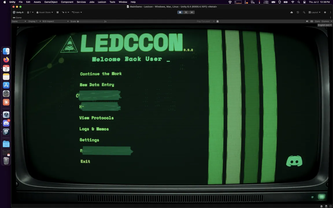 LEXICON Demo Screenshot 2