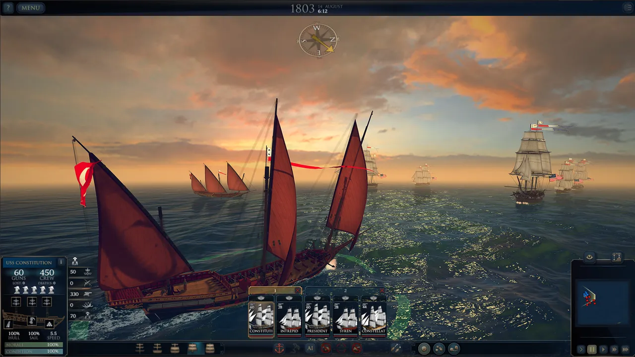 Ultimate Admiral: Age of Sail - Barbary War (FREE for EA buyers) Screenshot 7