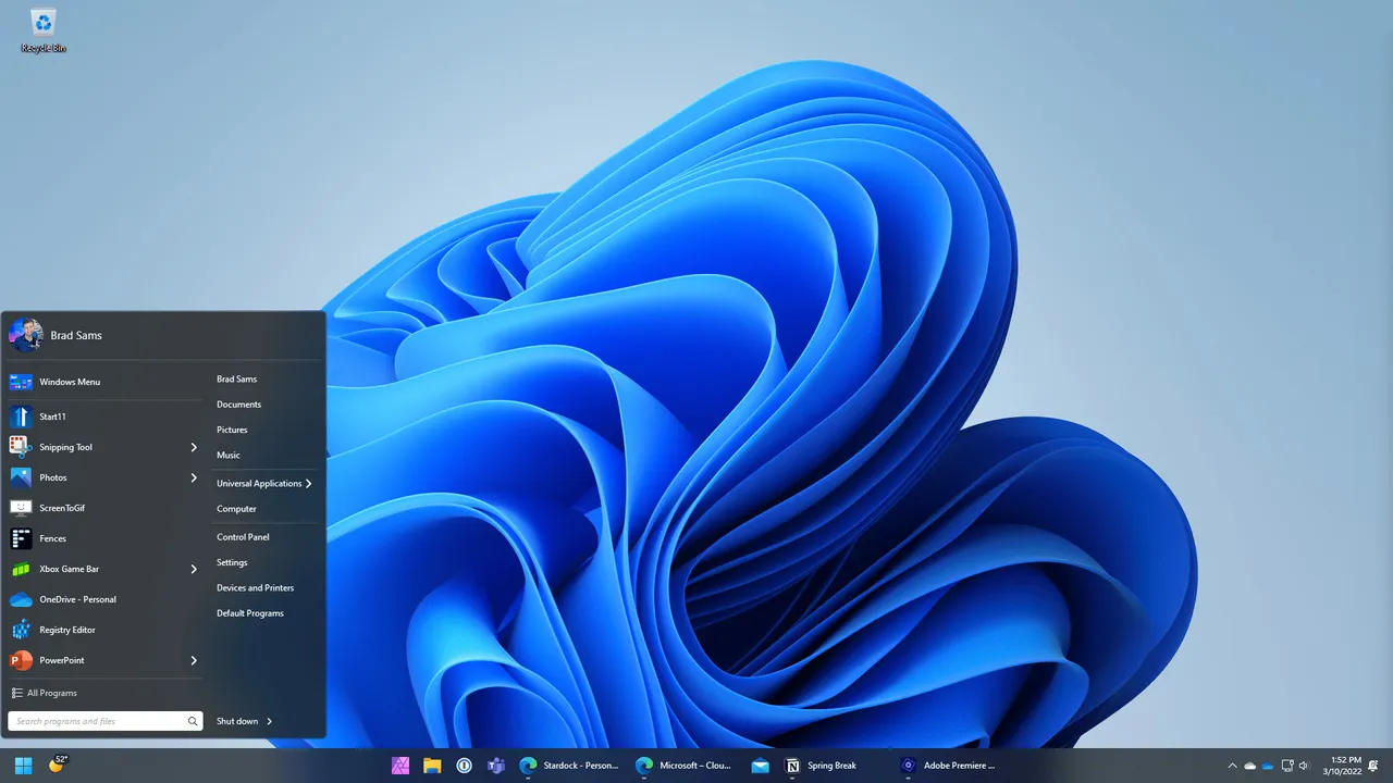 Start11 Screenshot 1