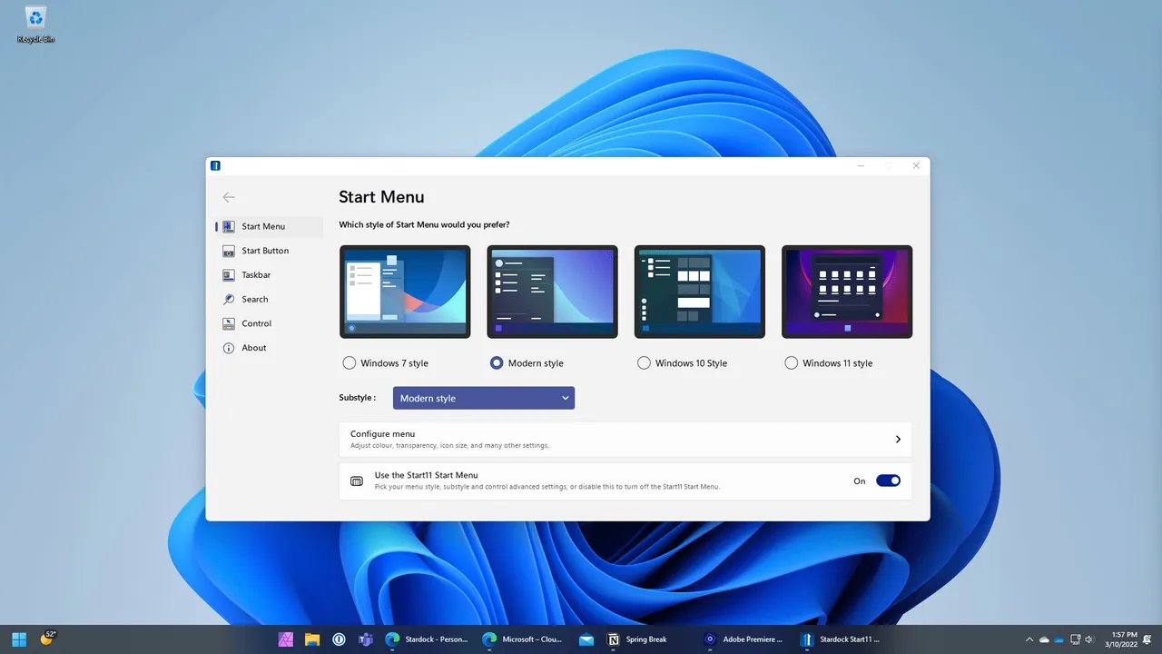 Start11 Screenshot 0