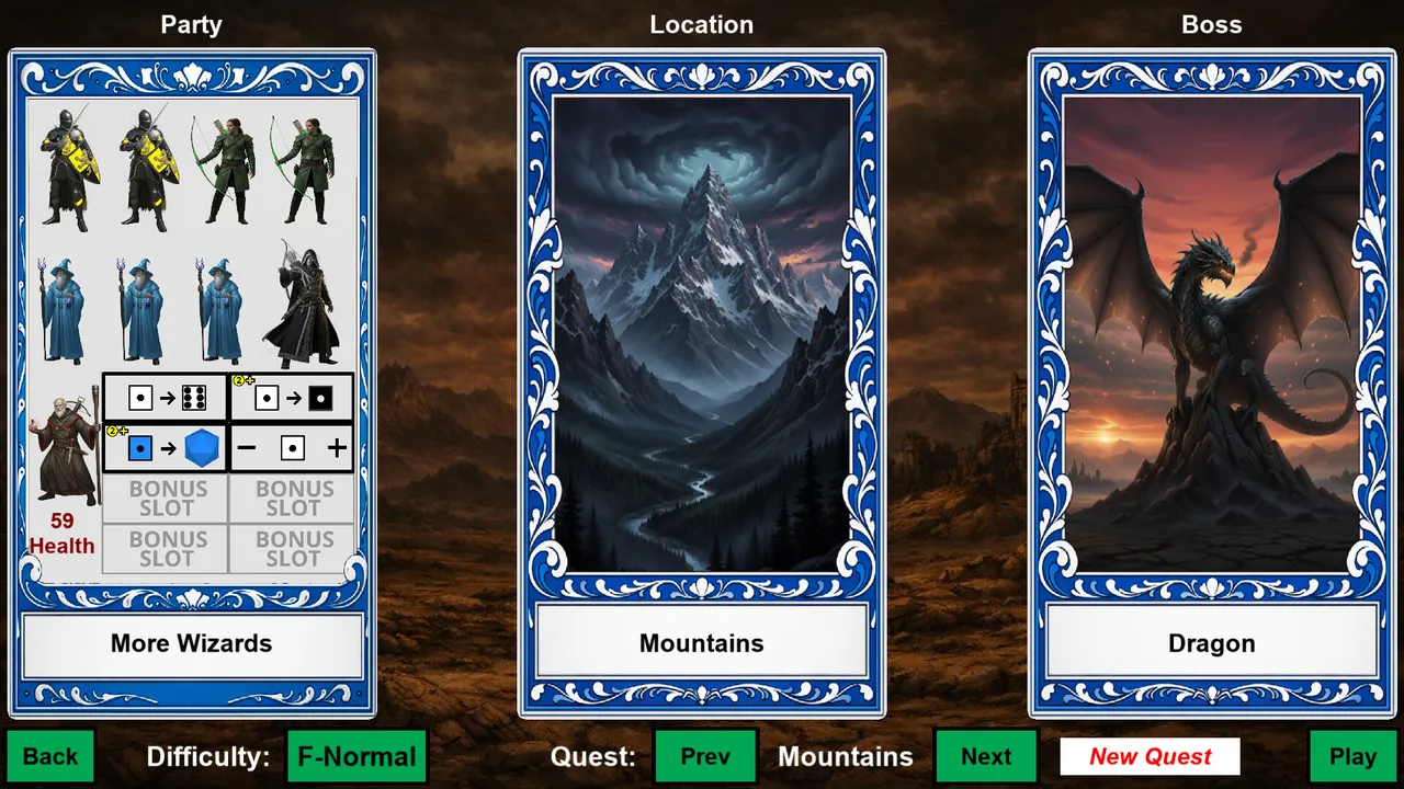 Dicebound Quests: Heroes of Dice Screenshot 0