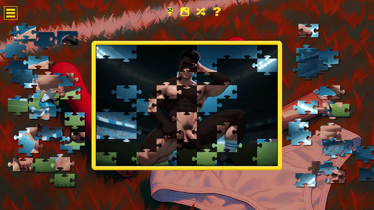 Soccer Cup Boys - Hentai Jigsaw Screenshot 5