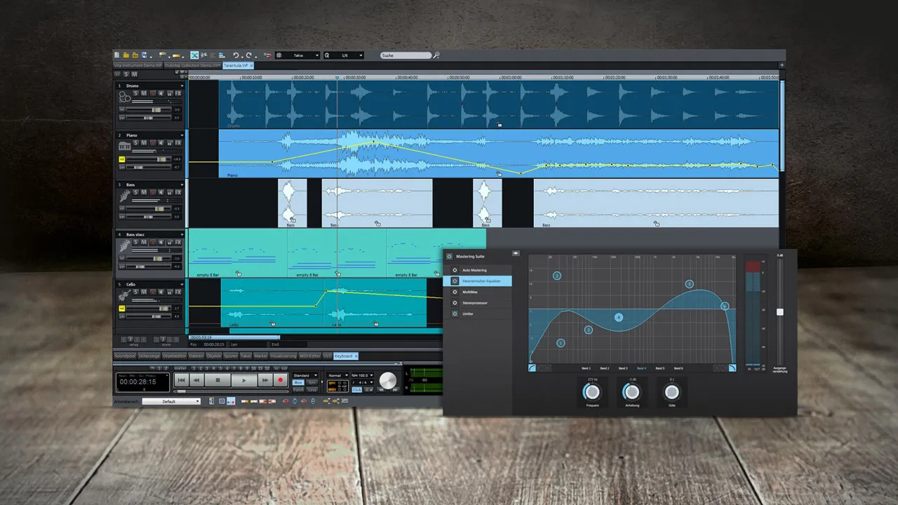 MAGIX Samplitude Music Studio 2016 Screenshot 1