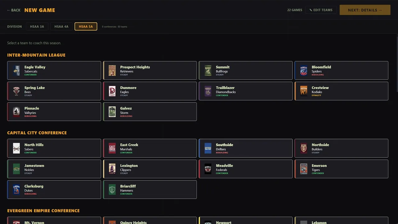American High School Basketball Dynasty Screenshot 0