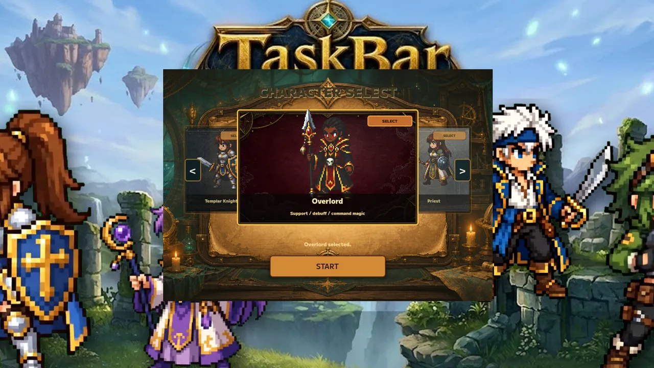 OVERLOAD (CLASS) - Task Bar of Ragnalis Screenshot 0