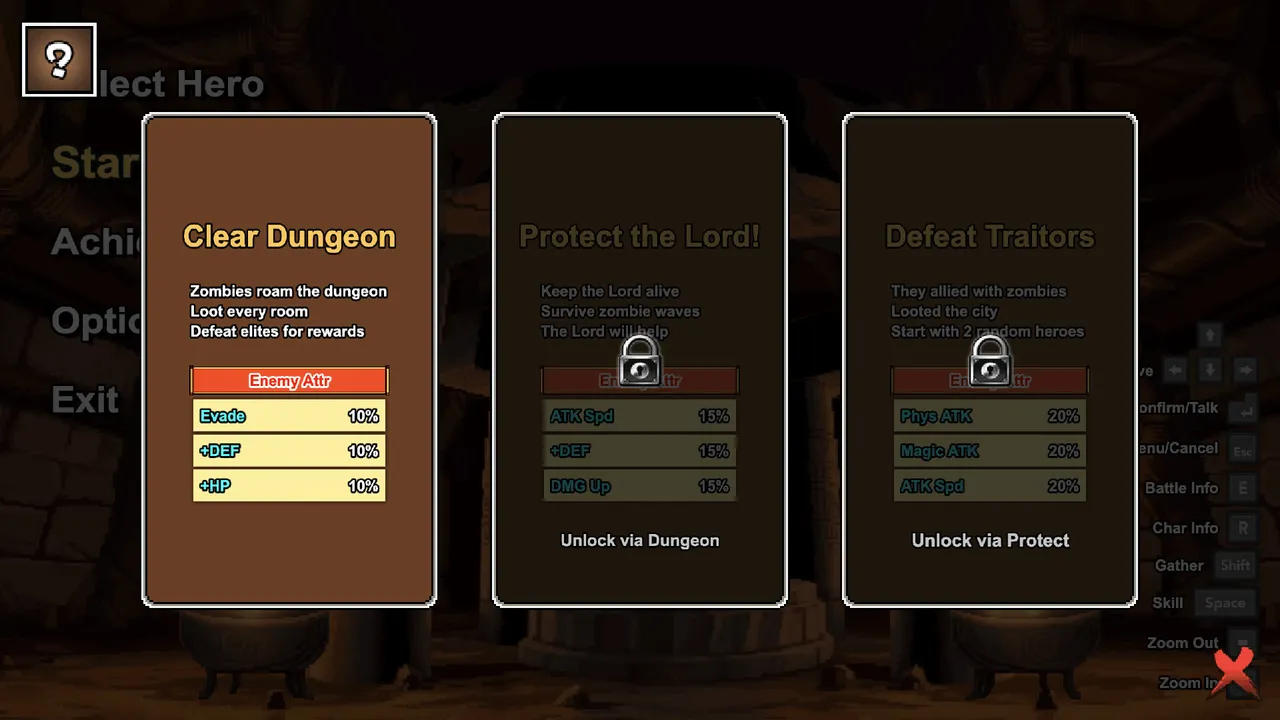 Pixel Three Kingdoms: Zombie Dungeon Screenshot 6