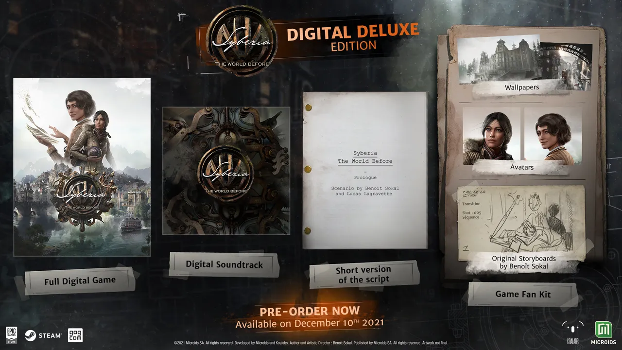 Syberia: The World Before - Deluxe Edition Upgrade Screenshot 0