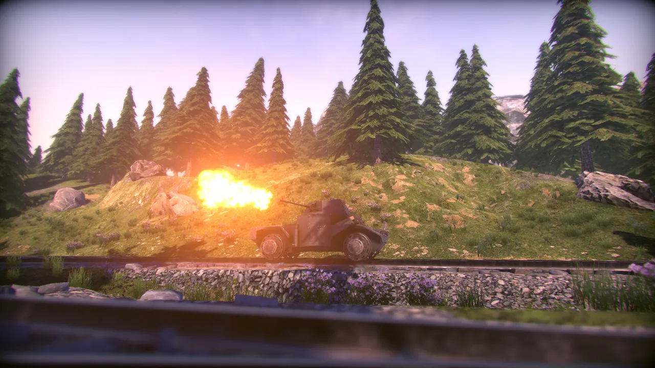 Armored Train Warfare Screenshot 3