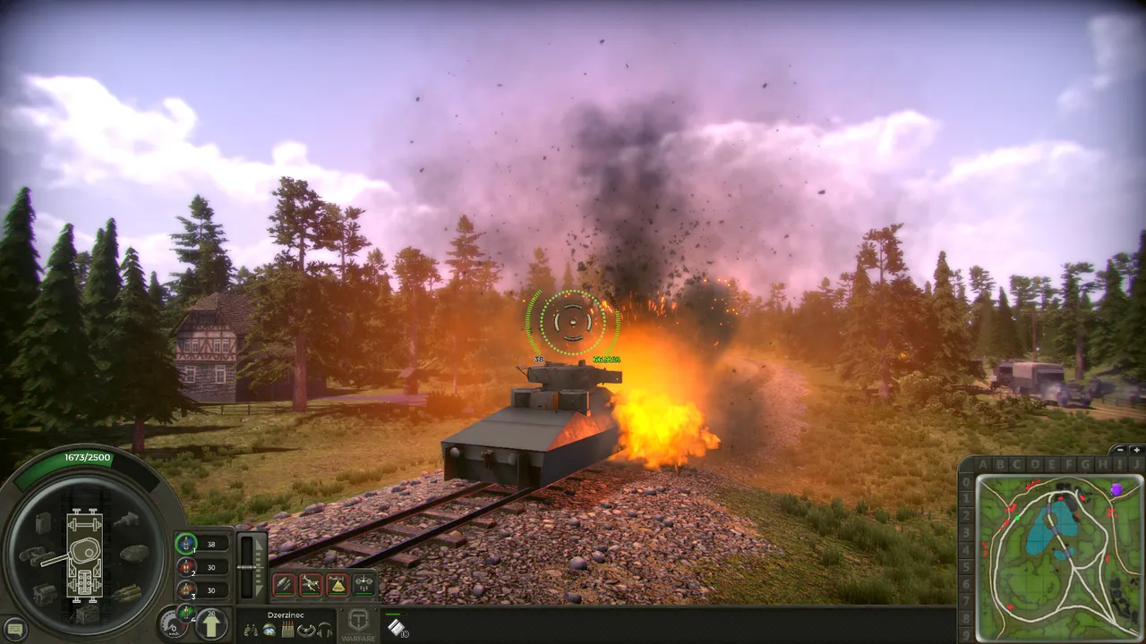 Armored Train Warfare Screenshot 2