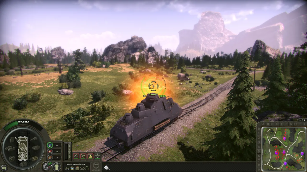 Armored Train Warfare Screenshot 1