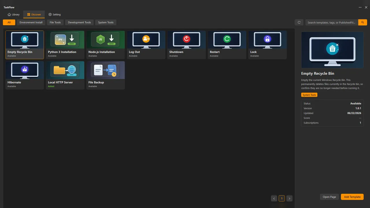 TaskFlow Screenshot 2