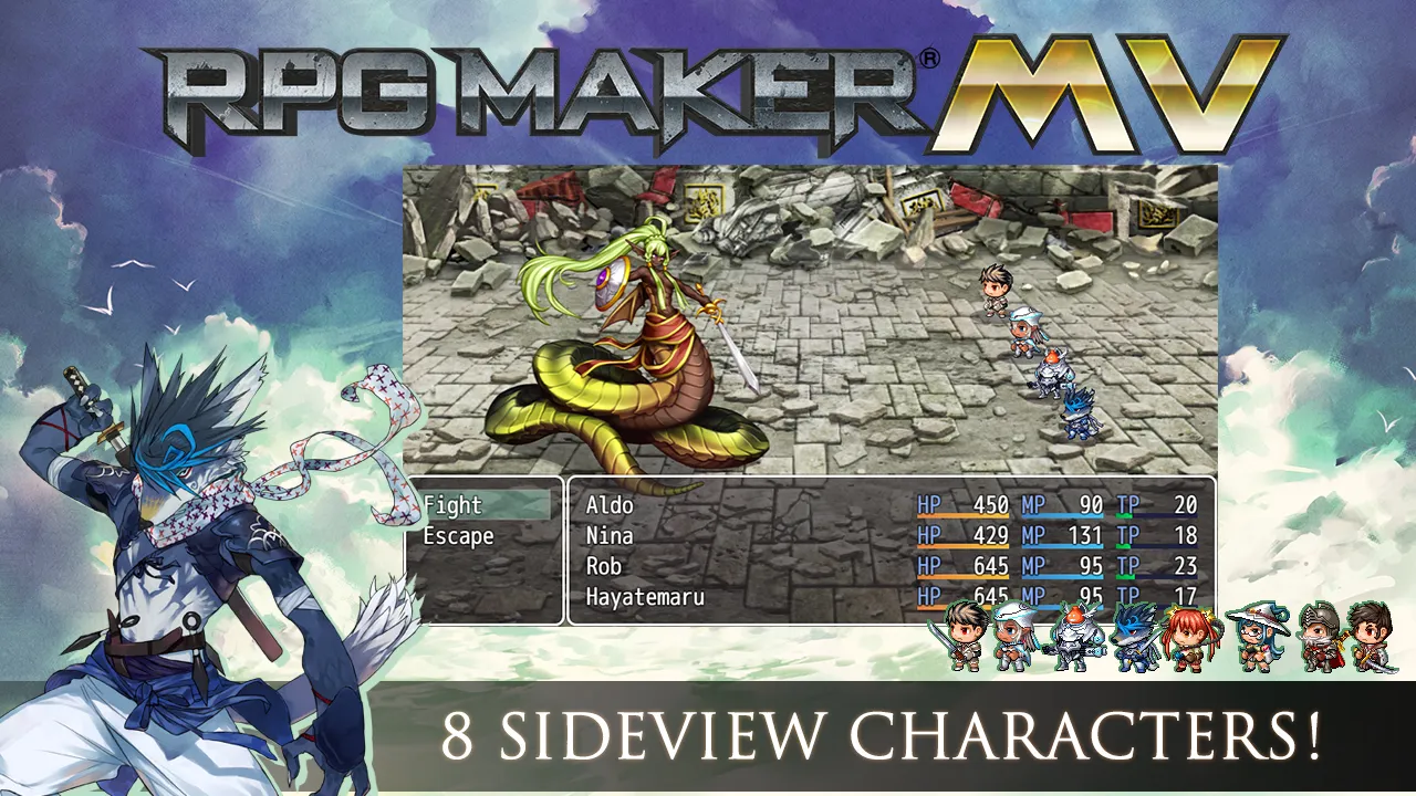 RPG Maker MV - Cover Art Characters Pack Screenshot 2