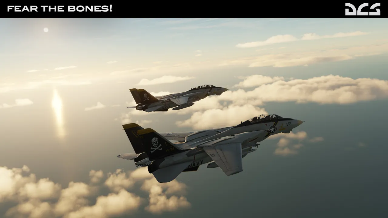 DCS: F-14A Fear the Bones Campaign Screenshot 0