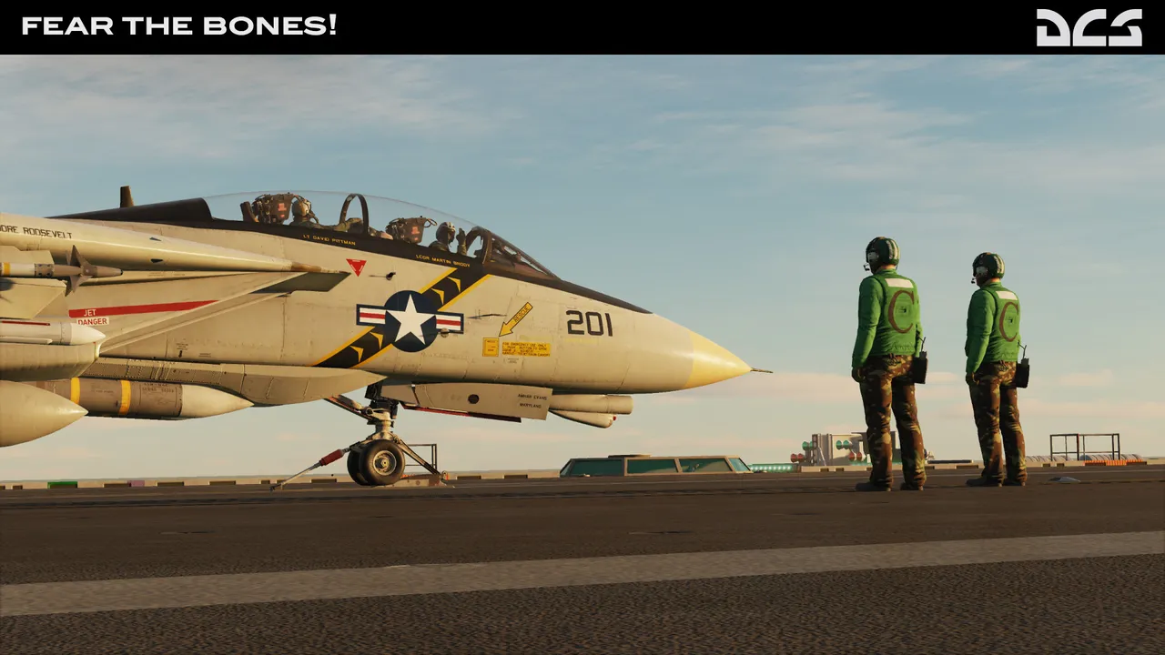 DCS: F-14A Fear the Bones Campaign Screenshot 1