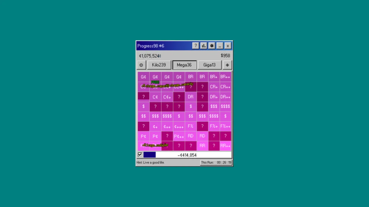 Progress98 Screenshot 3