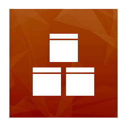 Colored boxes icon