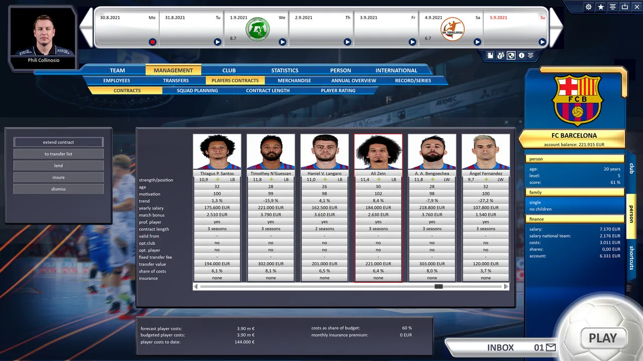 Handball Manager 2022 Screenshot 5