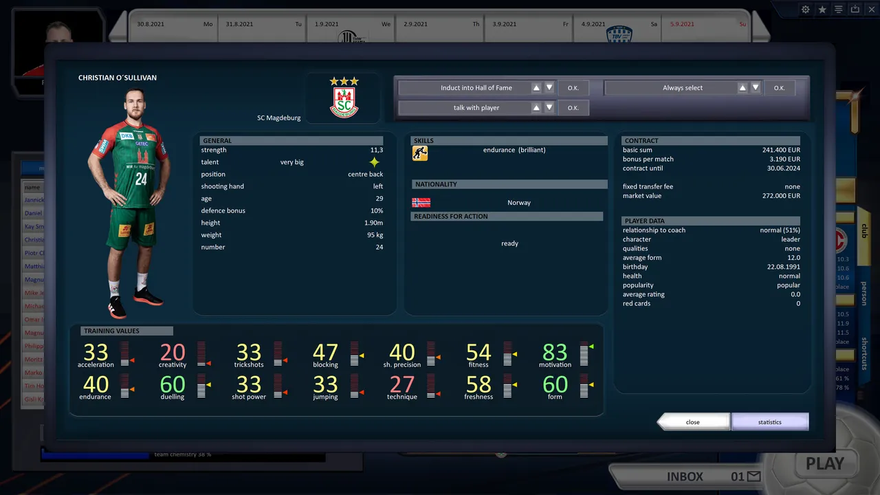 Handball Manager 2022 Screenshot 9