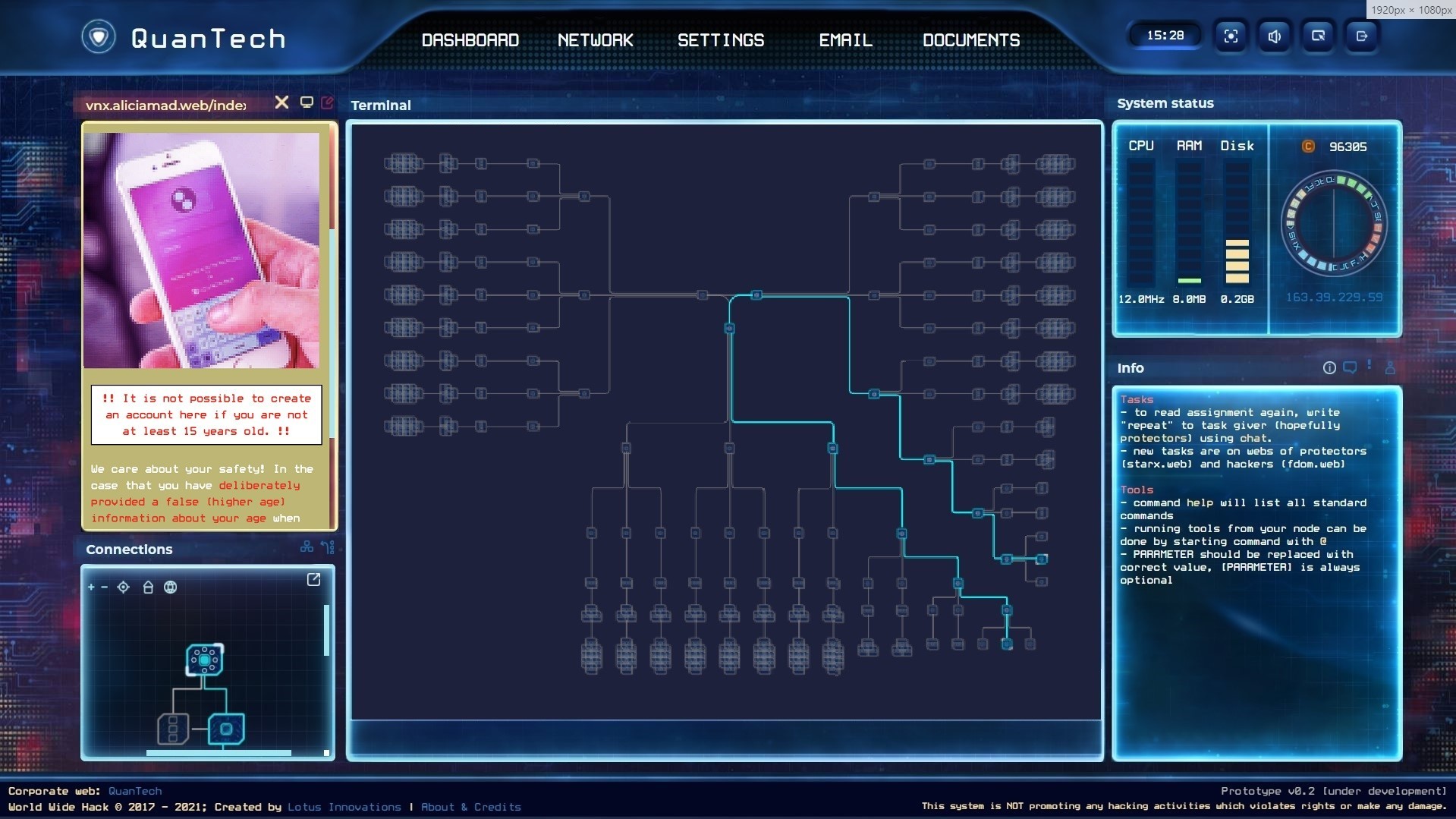 World Wide Hack Screenshot 2