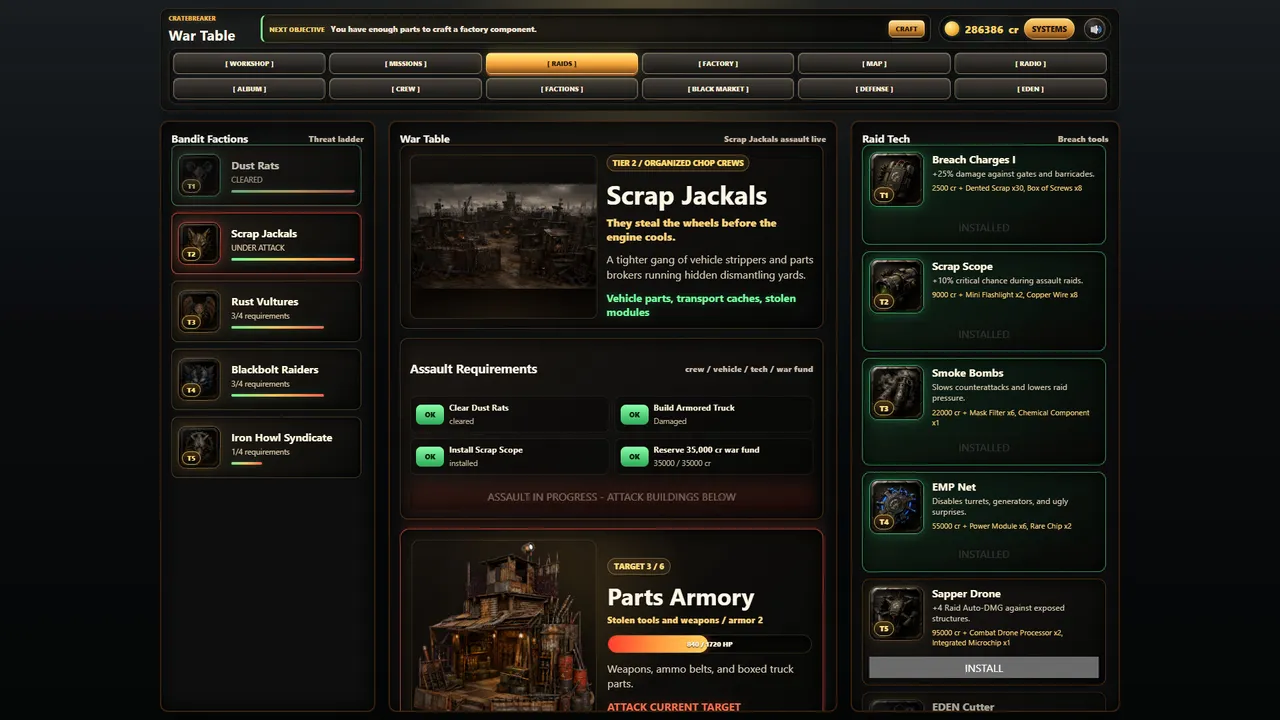 Cratebreaker: Wasteland Workshop Screenshot 5