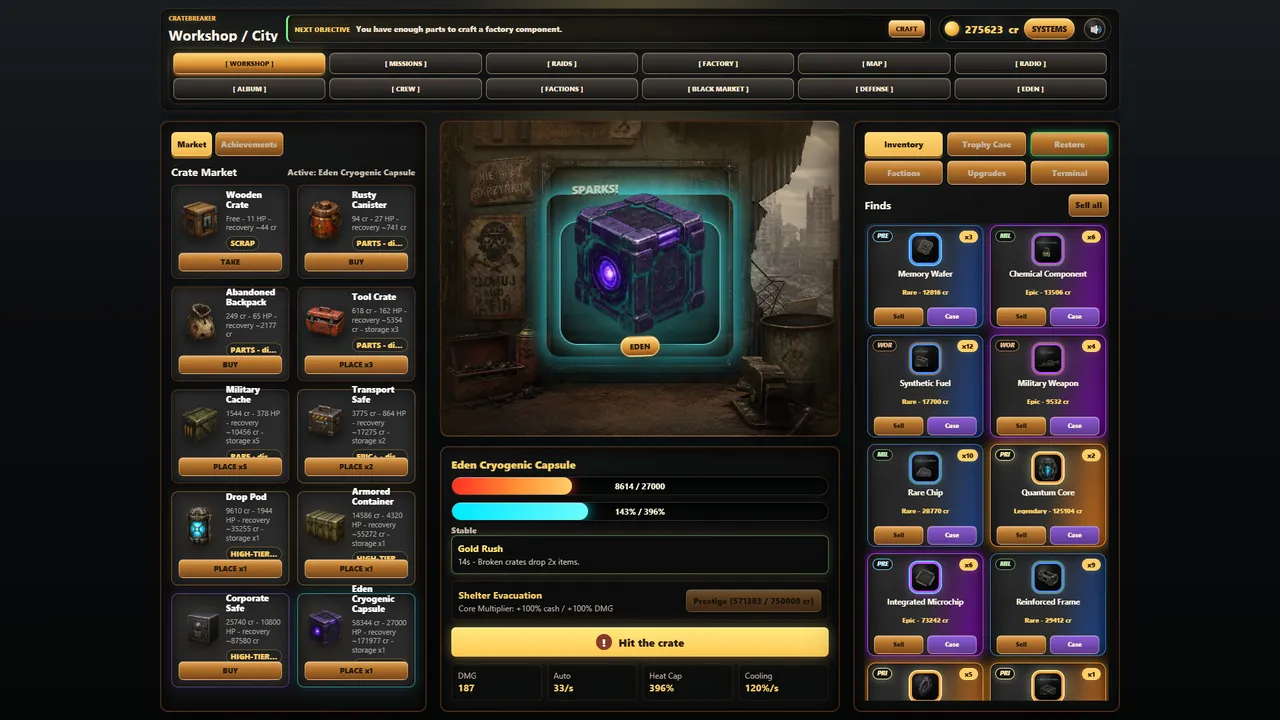 Cratebreaker: Wasteland Workshop Screenshot 0