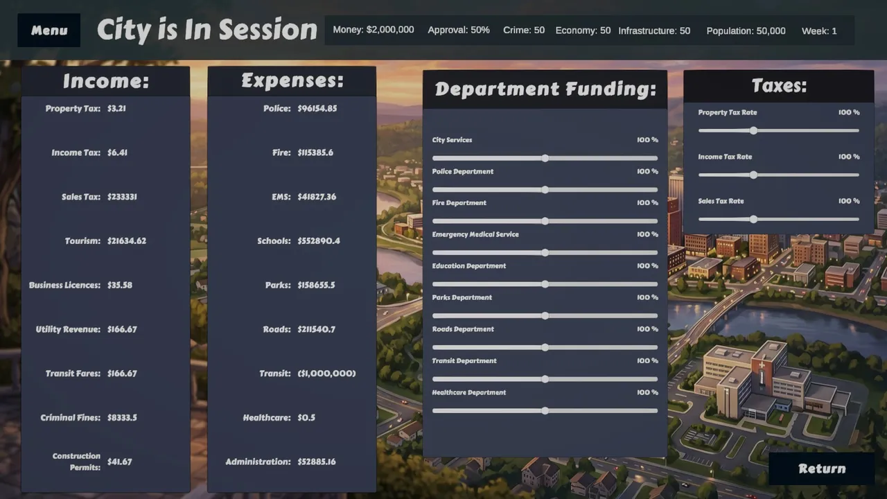 Mayor: City in Session Screenshot 3