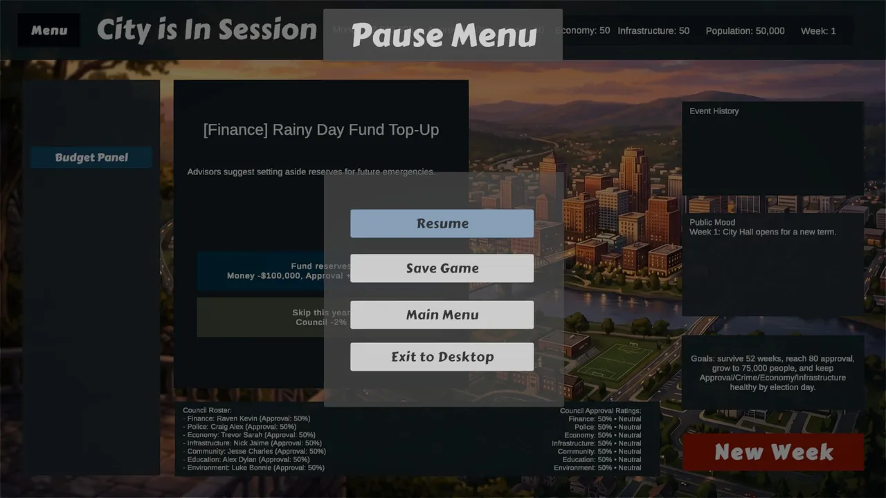 Mayor: City in Session Screenshot 4