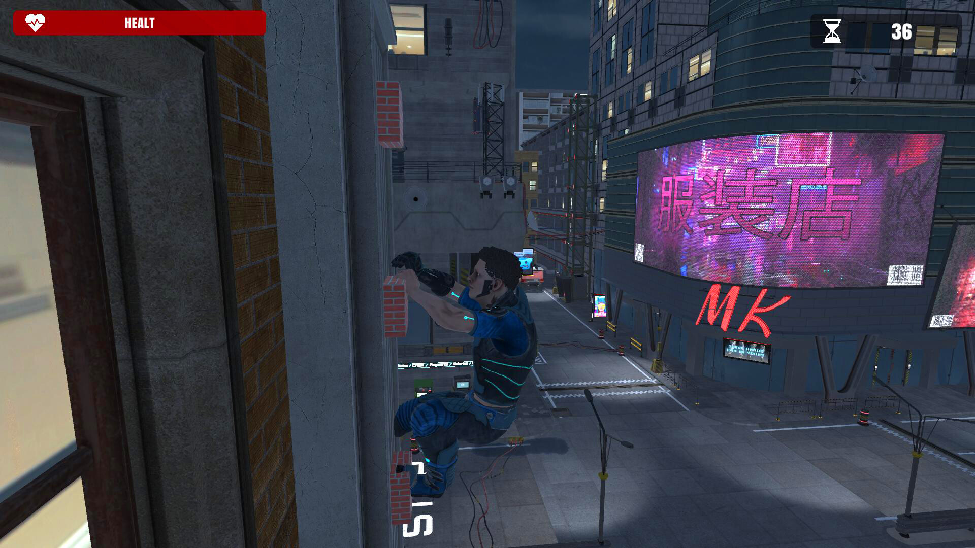 Neon City Climbing Simulator Screenshot 0