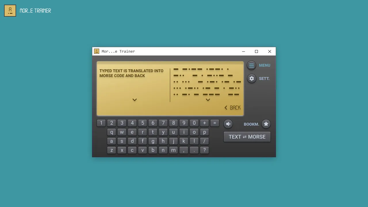 MOR...E TRAINER (Learning Morse Code) Screenshot 3