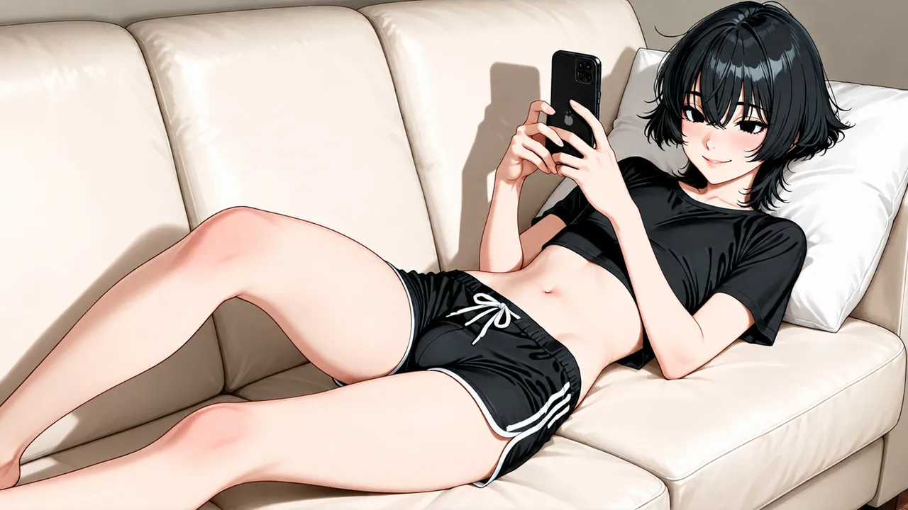 Femboy at My Door Screenshot 1