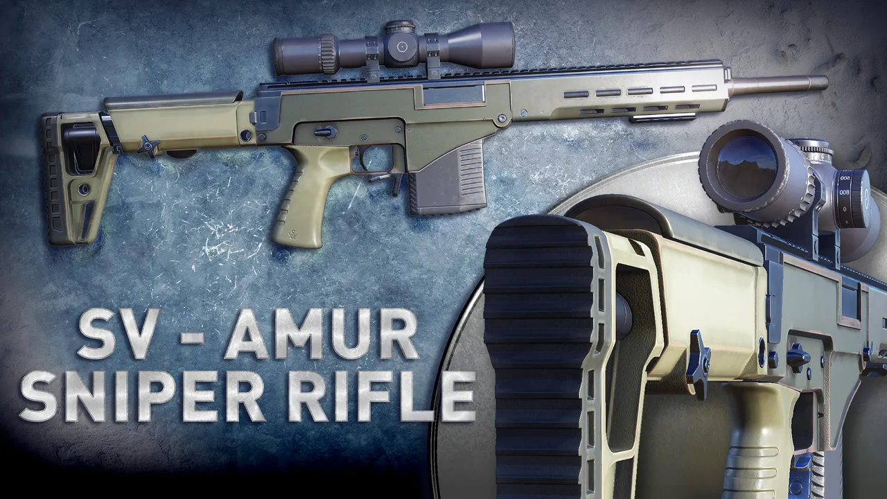 Sniper Ghost Warrior Contracts - SV - AMUR - sniper rifle Screenshot 0