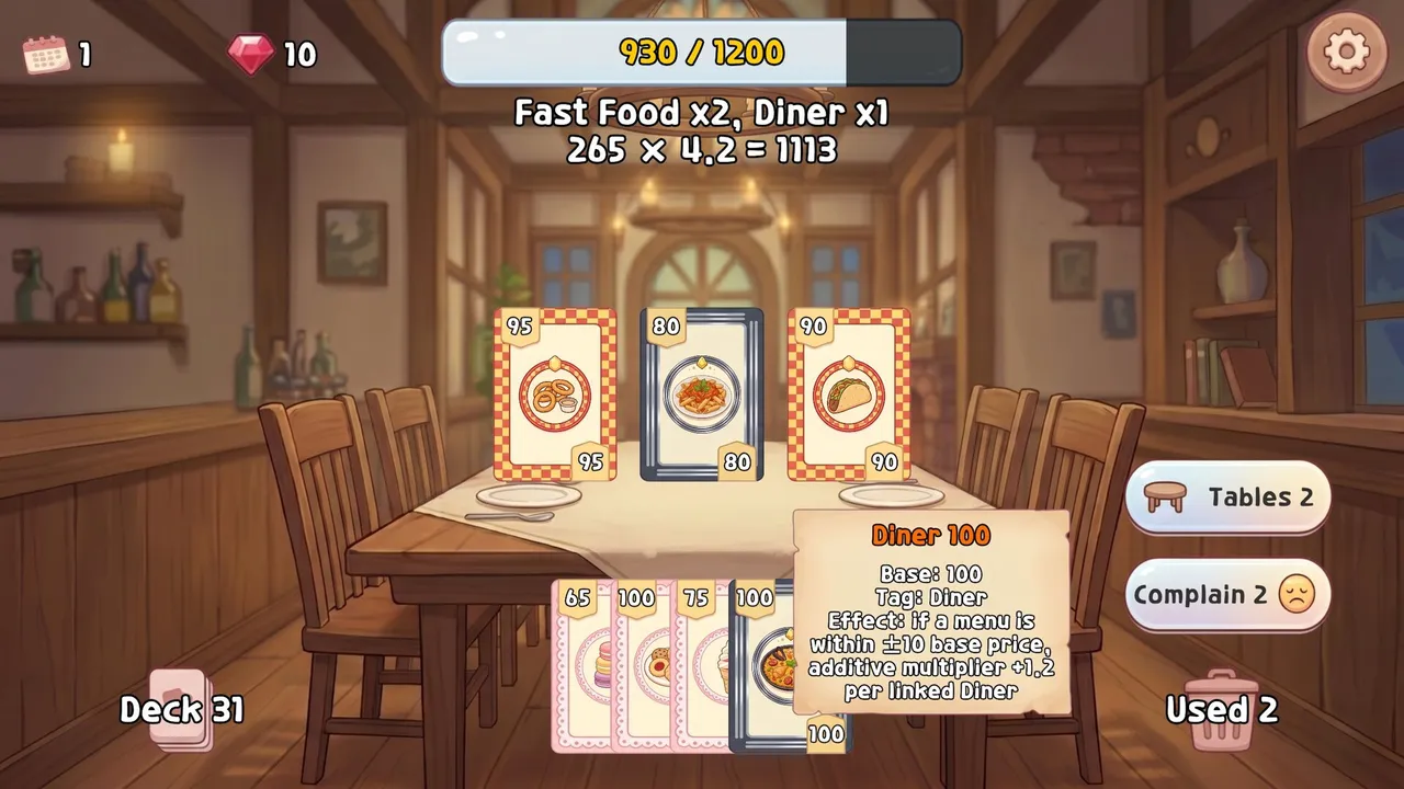 Shuffle Bistro Screenshot 1