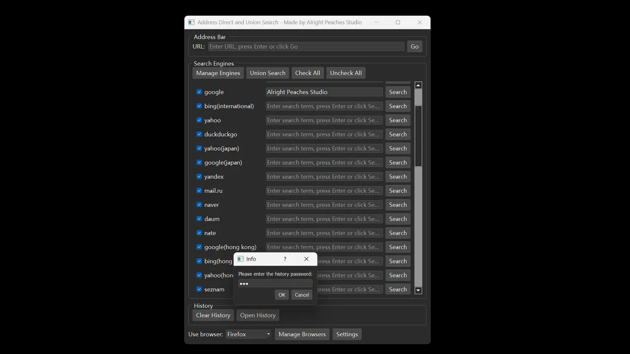 Address Direct and Union Search Screenshot 5