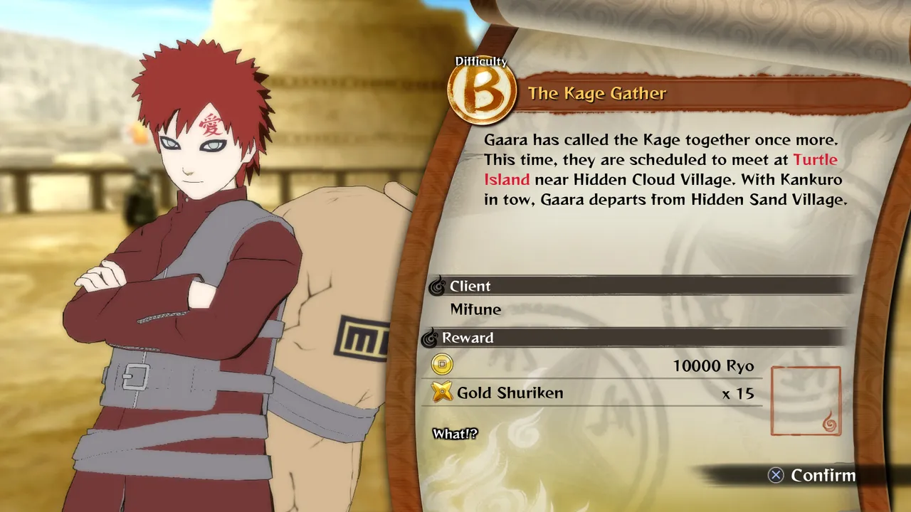 NARUTO SHIPPUDEN: Ultimate Ninja STORM 4 - Gaara's Tale Extra Scenario Pack Screenshot 0