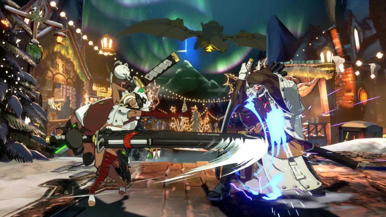 GGST Additional Battle Stage 6 - Amber Fest with Kind Neighbors Screenshot 3