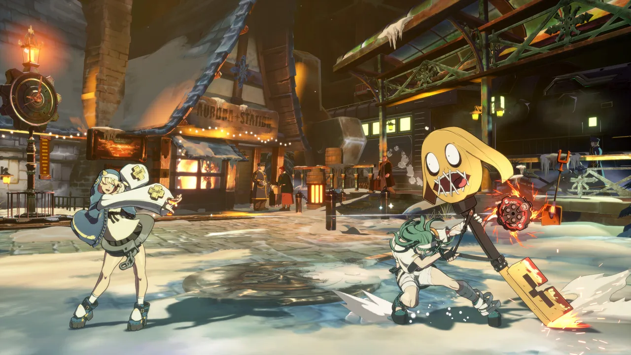 GGST Additional Battle Stage 6 - Amber Fest with Kind Neighbors Screenshot 0