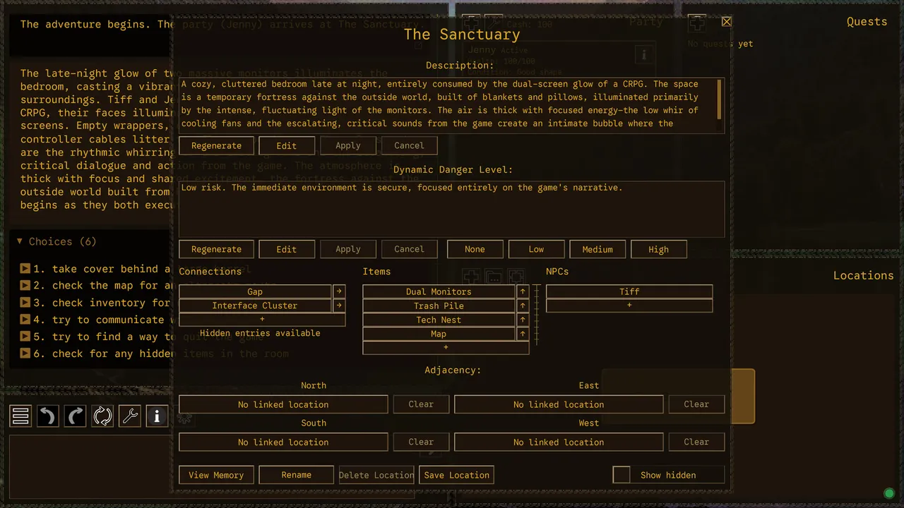 Exo's CYOA Screenshot 2