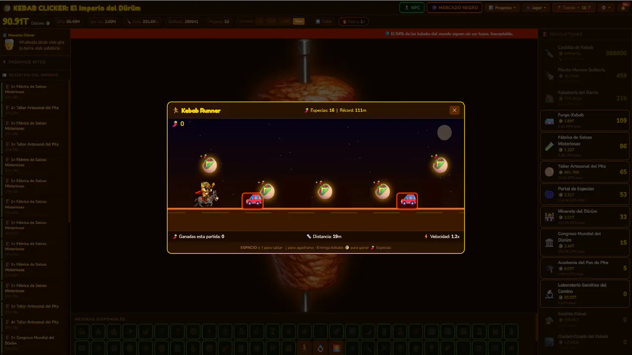 KEBAB CLICKER: El Imperio del Dürüm Screenshot 3